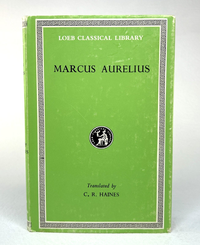 Marcus Aurelius Loeb Classical Library Hardcover Book Dust Jacket 1987 Edition