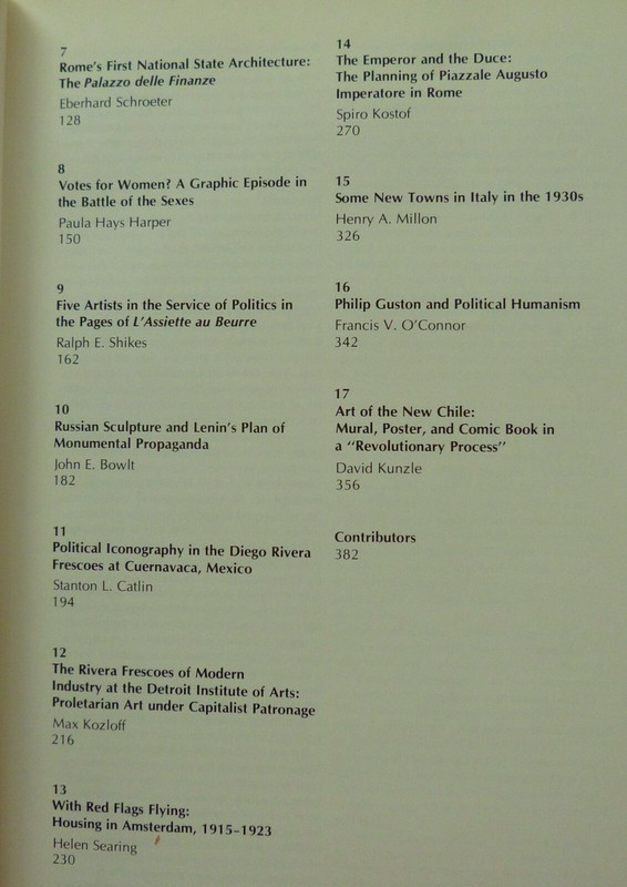 Art and Architecture in the Service of Politics (1978, Hardcover) gallery
