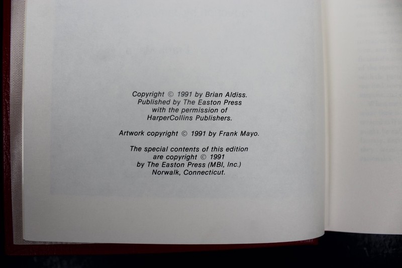 Dracula Unbound Brian W. Aldiss 1991 Signed First Edition Easton Press Horror VG gallery