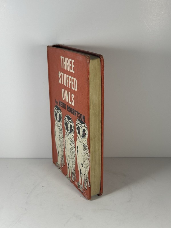 Three Stuffed Owls Keith Robertson First Edition 1954 Hardcover Vintage gallery