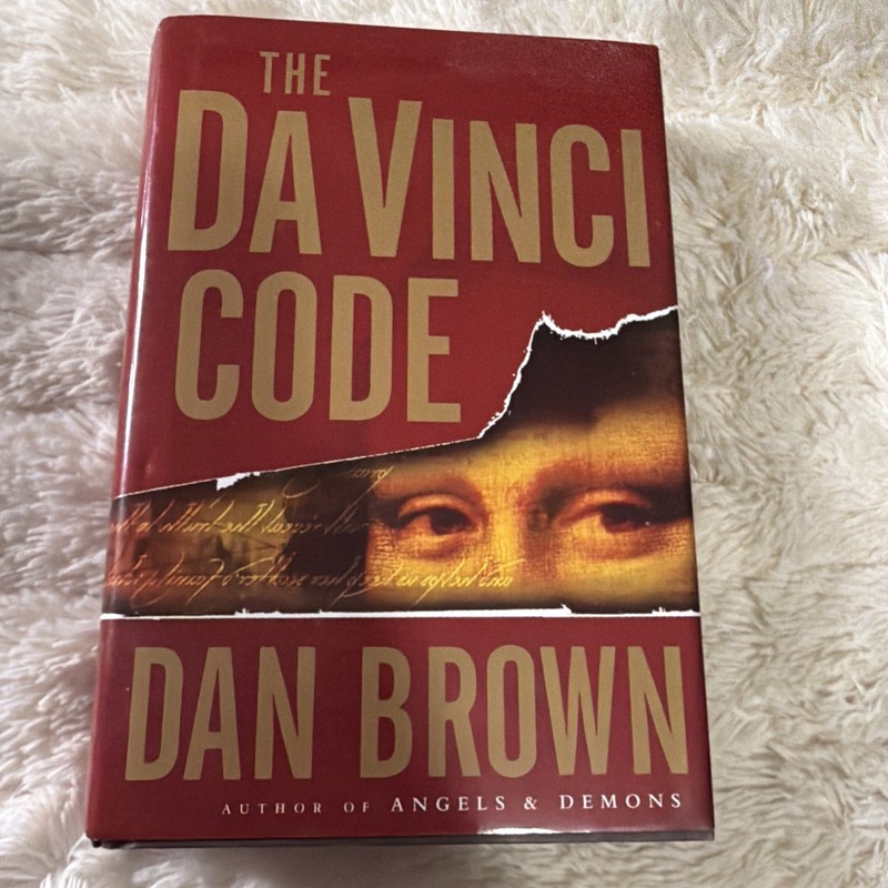 Da Vinci Code : A Novel by Dan Brown (2003, Hardcover) 1 Th Edition Like New