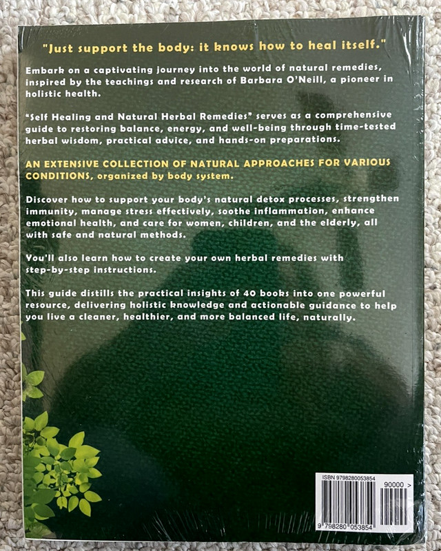 Self Healing and Natural Herbal Remedies Inspired by Barbara O'Neill New Sealed gallery