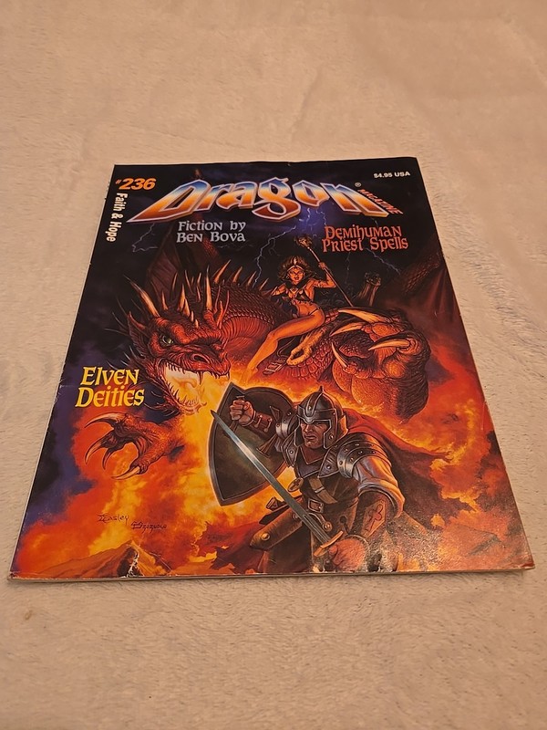 DRAGON MAGAZINE #236 TSR Dungeons Dragons D&D 1996 Adventure Dragon Con