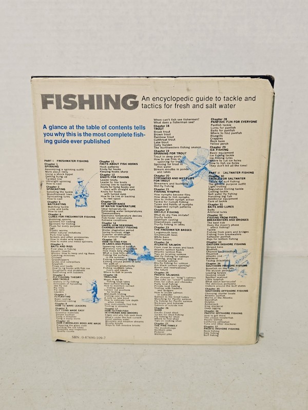 FISHING: An Outdoor Life Book An Encyclopedic Guide 7th Printing 1981 HCDJ gallery
