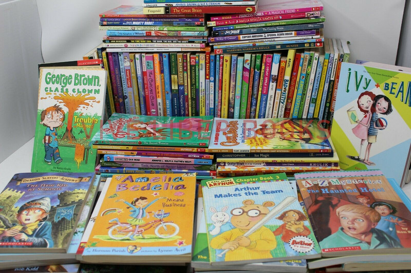 Bulk/Huge Lot of 100 of Children's Kids Chapter Books - Random - Free Shipping! gallery