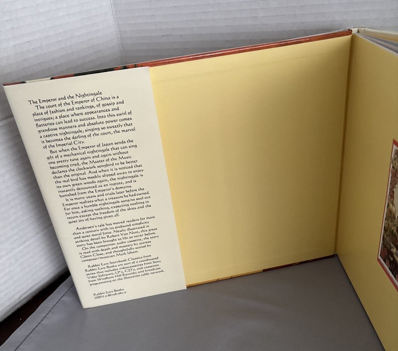 THE EMPEROR AND THE NIGHTINGALE By Hans Christian Andersen & Joel Tuber **Mint** gallery