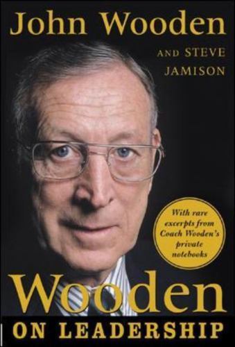 Wooden on Leadership: How to Cr- 0071453393, John Wooden, hardcover, AUTOGRAPHED