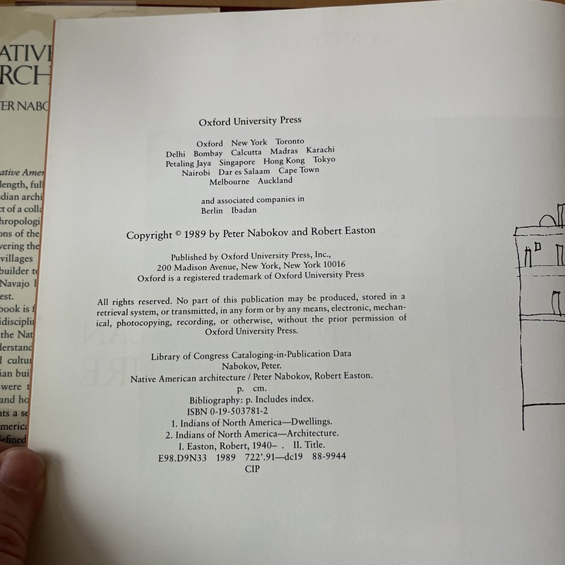 Native American Architecture Nabokov Easton 1989 1st Edition 1st Printing gallery