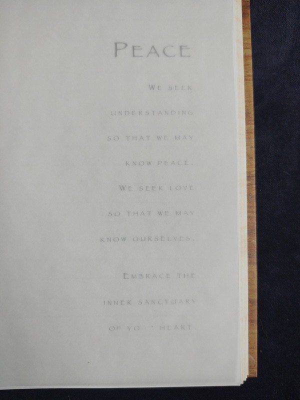 Journal Life Style Concealed Wire-O Circle Of Life Peace Paper Lined Both Sides gallery