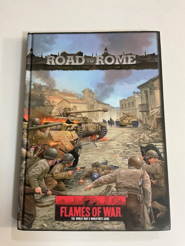 Road to Rome Flames of War WWII Battlefront Rulebook Allied Italy 1944-45 Hardba