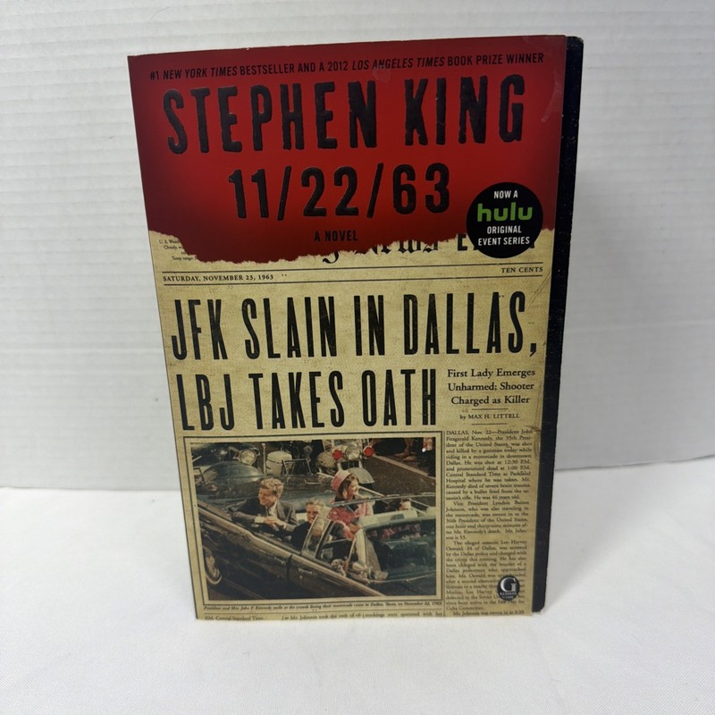 11/22/63: JFK Slain in Dallas LBJ Takes Oath by Stephen King Paperback MINT
