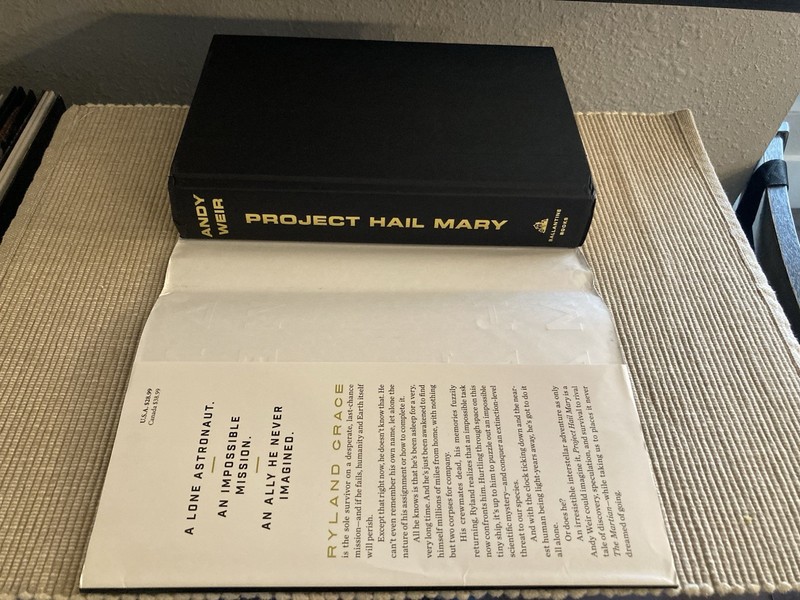 Project Hail Mary by Andy Weir - 1st Edition/Later Print Hardcover! gallery
