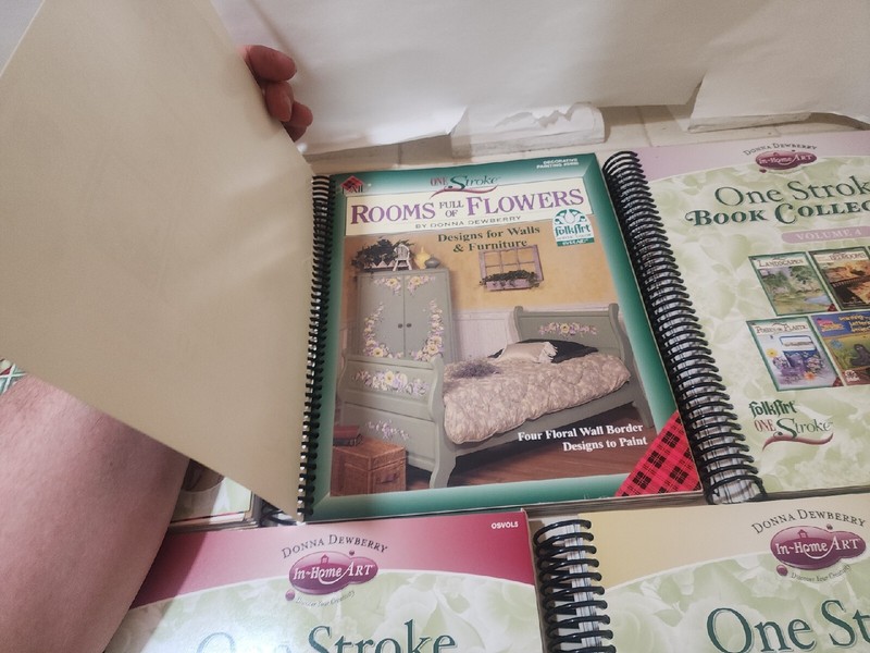In-Home Art Donna Dewberry One Stroke Book Collection Volume 2 3 4 5 6 Lot gallery