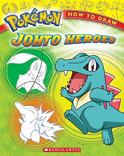 POKEMON: HOW TO DRAW JOHTO HEROES By Ron Zalme *Excellent Condition*