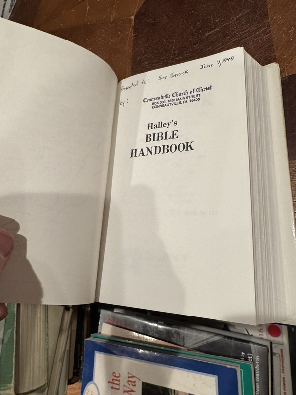 Vintage Halleys Bible Handbook 1965 Hardcover Book gallery