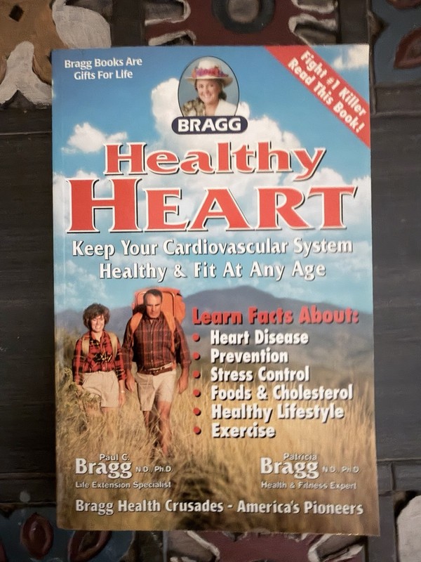 Bragg Health Book Lot of 6 Healthy Lifestyle Water Heart Nerve Force Breathing gallery