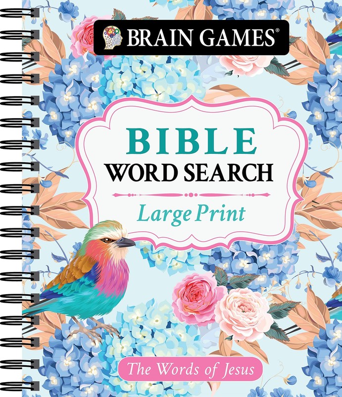 Brain Games – Large Print Bible Word Search: The Words of Jesus (Brain Games…