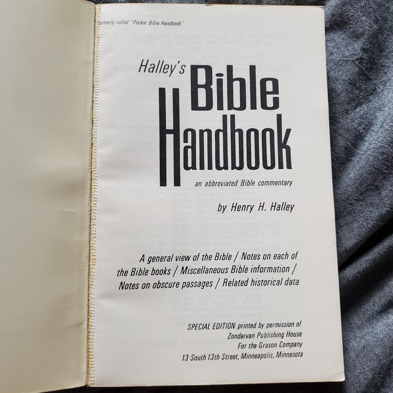 Halley's Bible Handbook, Special Abridged Edition by Henry H Halley gallery