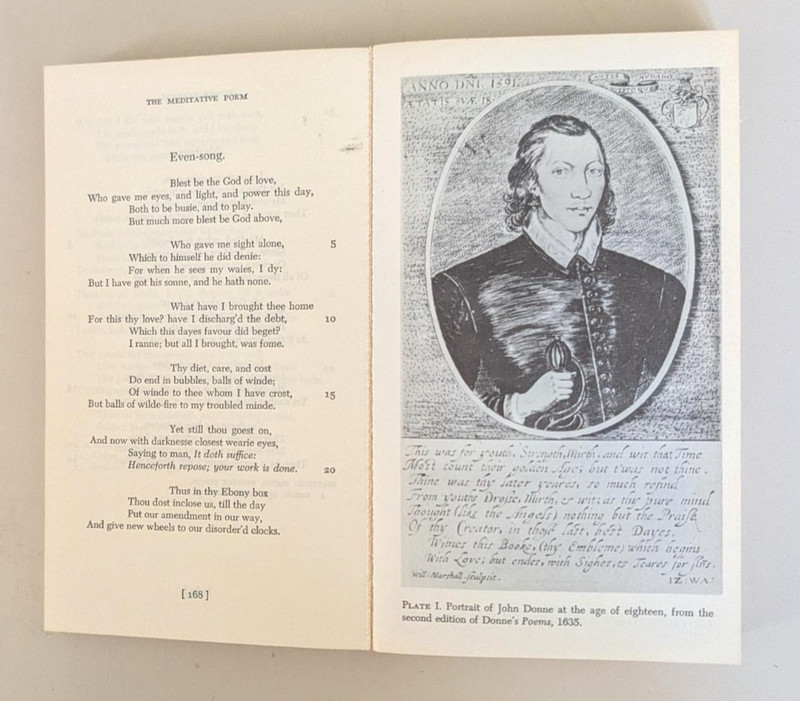 The Meditative Poem: Anthology of 17th Century Verse edited by Louis Martz PB gallery