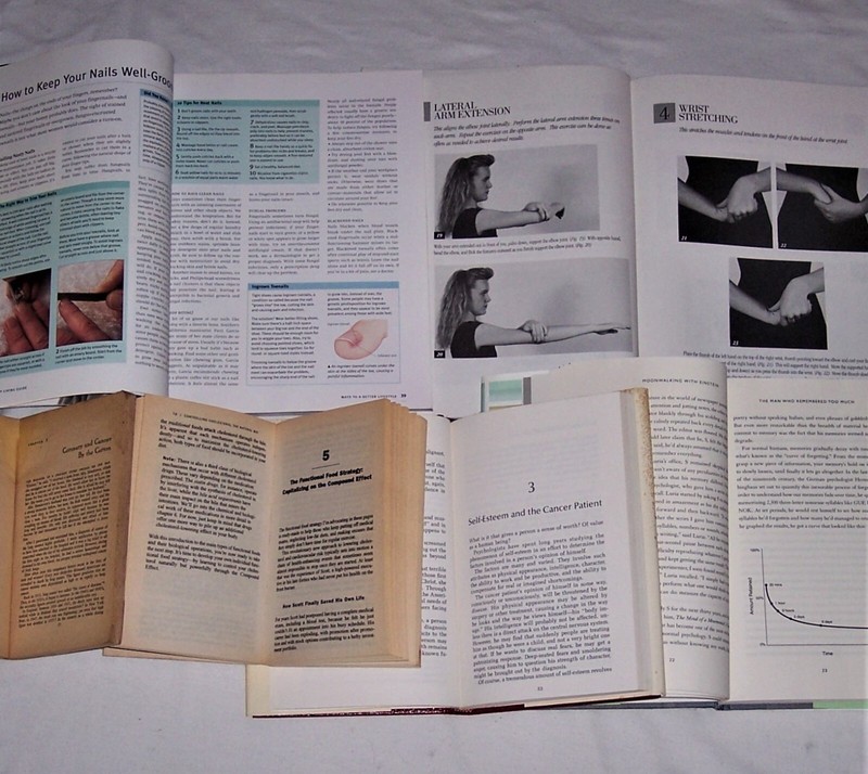Moonwalk Einstein Cancer Cholesteral Carpal Tunnel Mens Health Leprosy BOOK LOT gallery