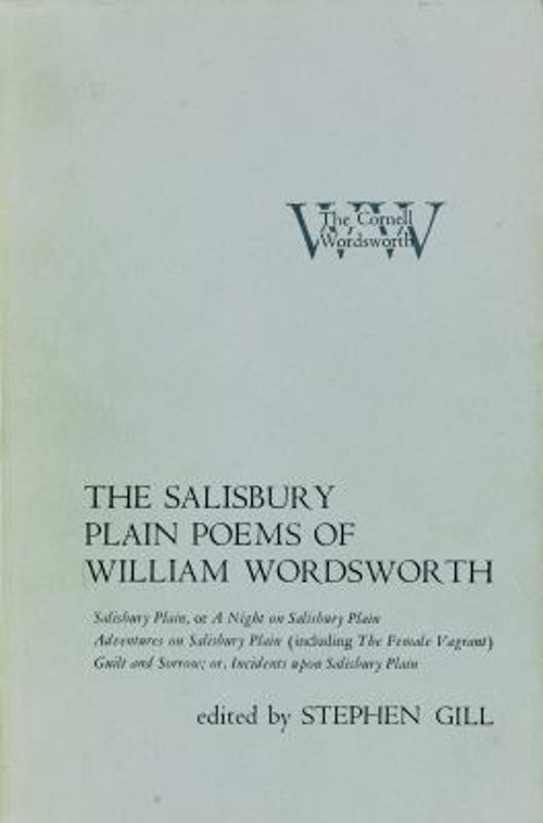 The Salisbury Plain Poems of William Wordsworth Hardcover William