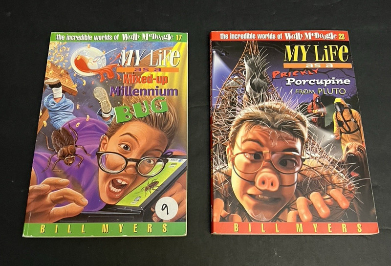 The Incredible World of Wally McDoogle "MY LIFE AS A" Lot of 10 Books Bill Myers gallery