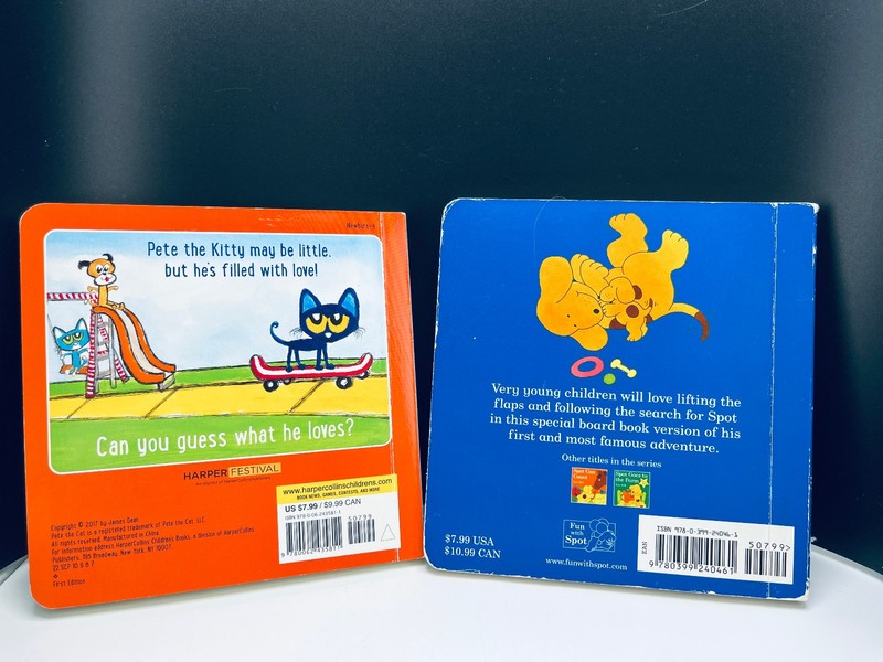 Lot of 10 Children's Baby Toddler Board Picture Books Kids Daycare Family VIDEO gallery
