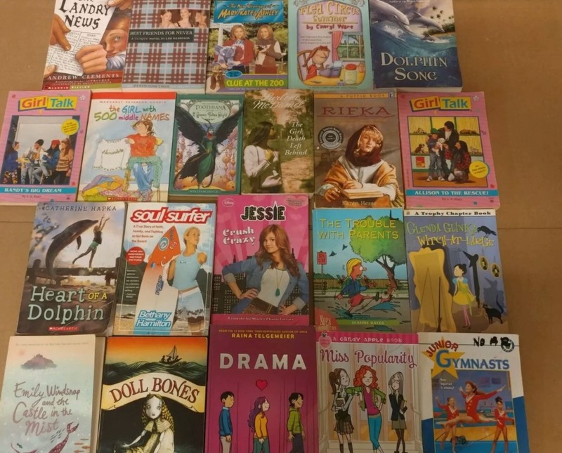 Lot of 20 Chapter Books for GIRLS Youth Early Reader Young Adult Children RANDOM gallery