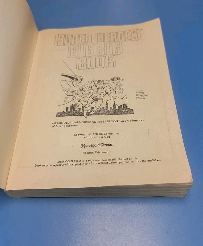 The 448 Page Super Heroes Big Big Book 1980 Coloring Activities Puzzles gallery