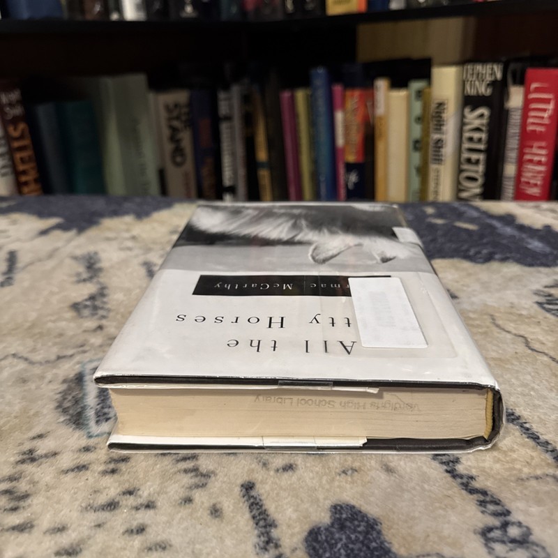 All the Pretty Horses - Cormac Mccarthy (Hardcover) Later Print, Ex-Lib. G gallery
