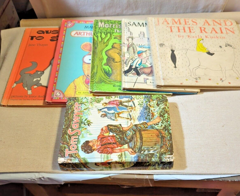 Lot of 6 Children BOARD Hardcover BABY TODDLER DAYCARE Kids BOOKS *RANDOM MIX*