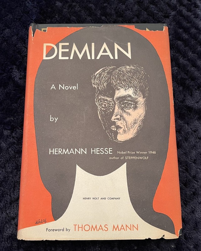 First edition- Demian by Hermann Hesse Henry Holt and Co. with dust cover