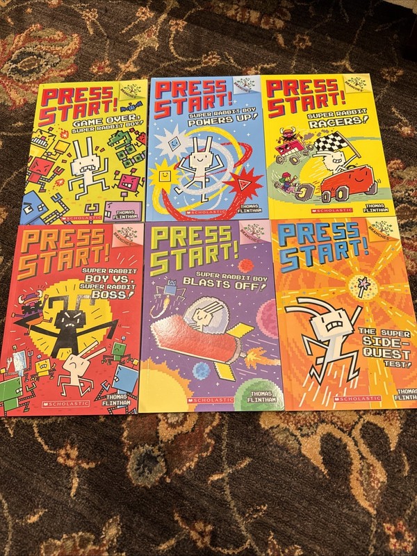 15 x New Scholastic Press Start Super Rabbit Boy Book Sets by Thomas Flintham
