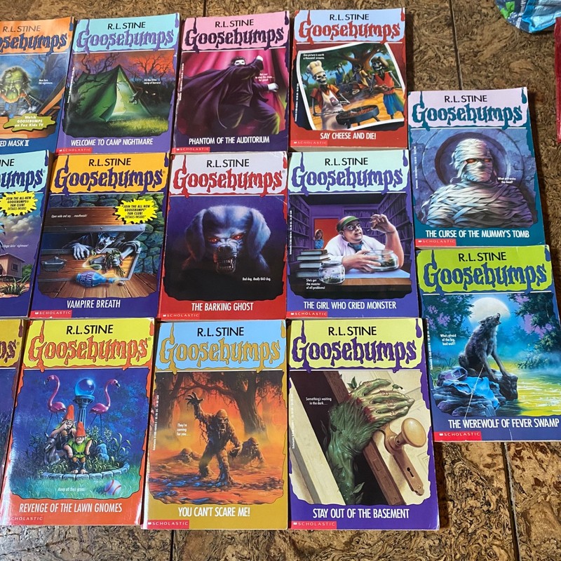 Goosebumps Lot 17 some 1st Editions RL Stine Vintage 1993-1996 Scholastic Books gallery