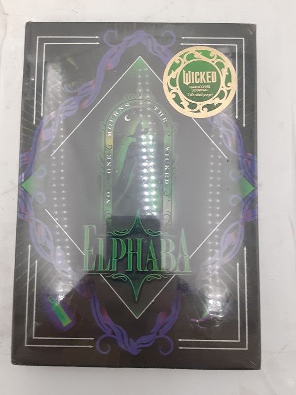 Wicked: Elphaba Hardcover Journal 240 pages Sealed 9798886637458