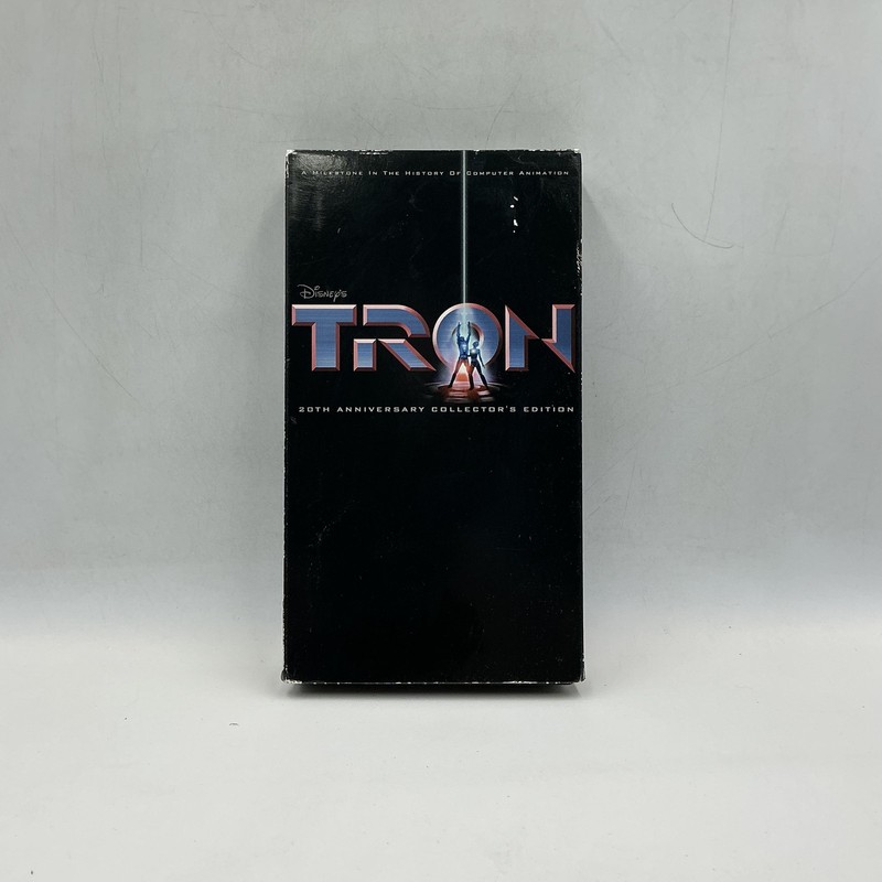 Vintage Disney’s TRON 20th Anniversary Collector’s Edition Black VHS 2002