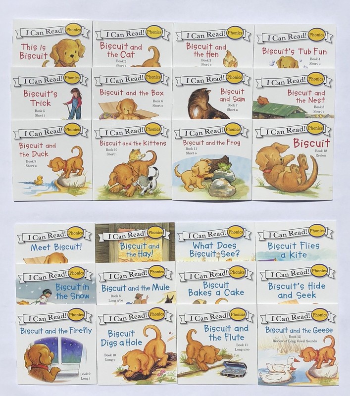 Biscuit (Short Vowels) and Biscuit More (Long Vowels) Childrens Books Lot 24