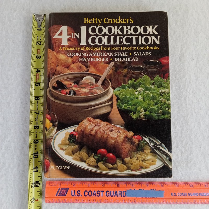 Betty Crocker's 4-in-1 Cookbook Collection Vintage 1980 Hardcover Recipes gallery