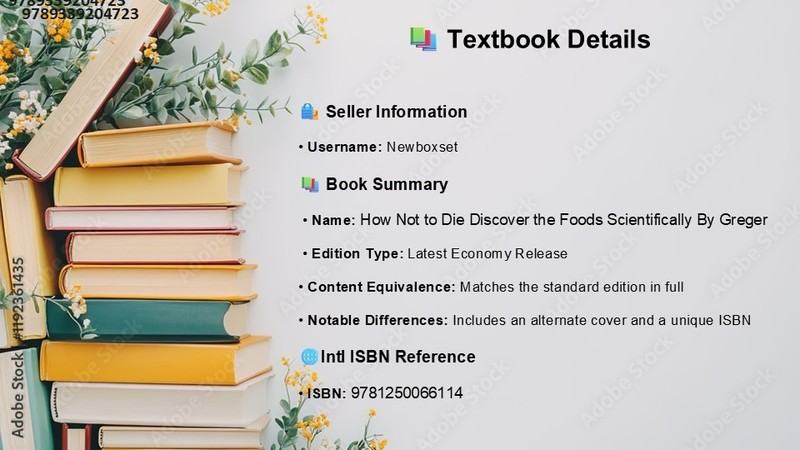 New: How Not to Die Discover the Foods Scientifically By Greger 9781509852505 gallery