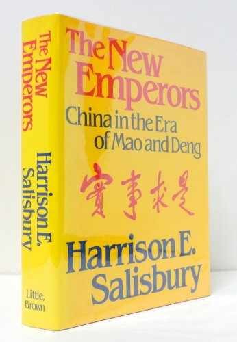 The New Emperors: China in – Hardcover, by Salisbury Harrison E. – Very Good b