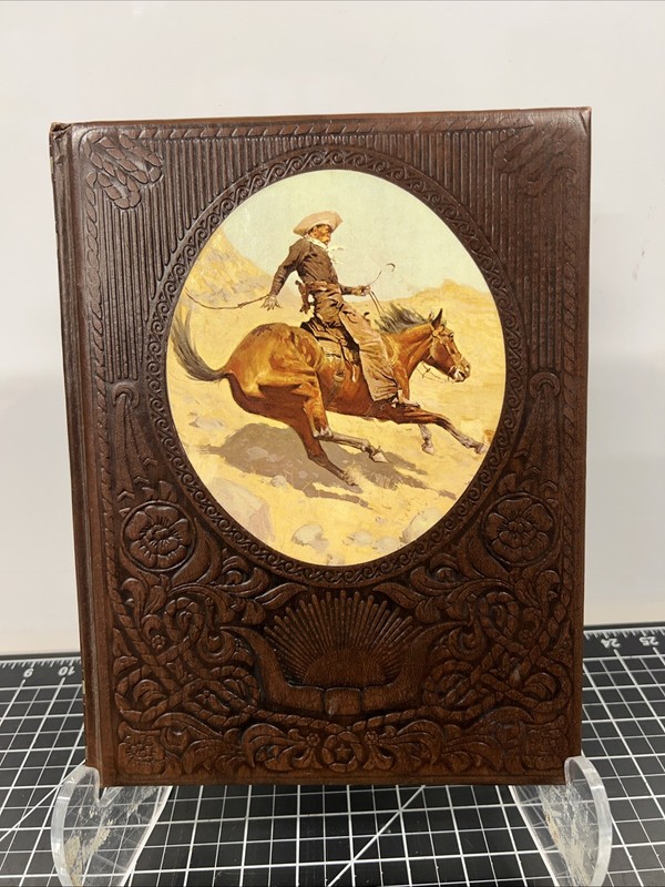 1980 Old West The Cowboys Time Life Leatherbound HC Book Western VTG 1980s