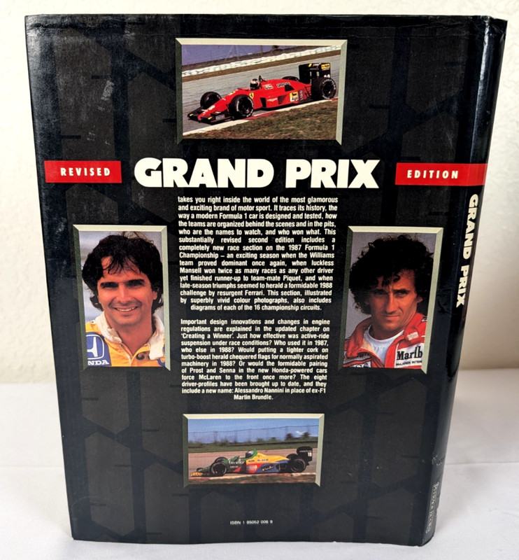 Grand Prix Revised Edition HC Alan Henry 1988 Formula 1 Racing gallery