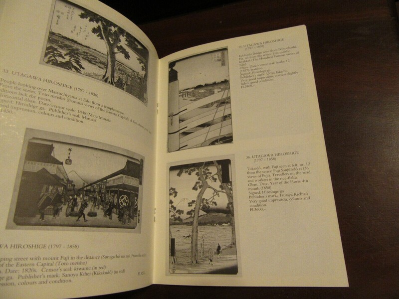 C.P.J.van der Peet b.v. Sales Exhibition Japanese Woodblock prints softcover gallery