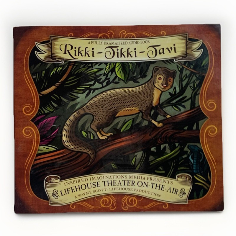 Rikki-Tikki-Tavi ~ Rudyard Kipling Audio Drama Disc CD Audiobook Classic Story