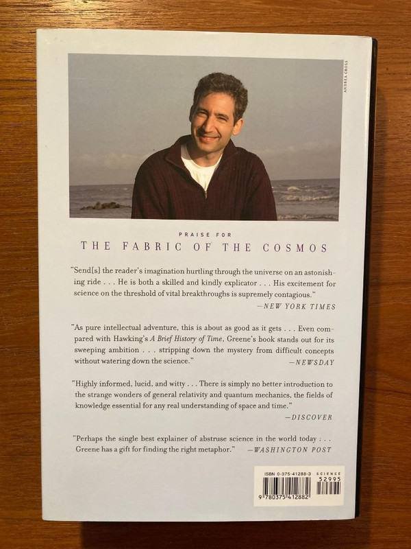 The Fabric of the Cosmos by Brian Green (10th Printing, 2004, Hardcover) gallery