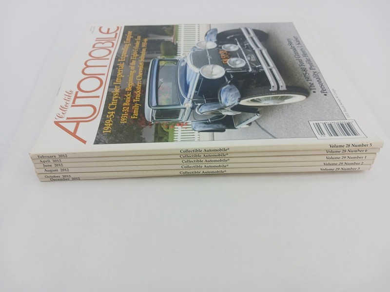 Lot of 6 FULL YEAR Collectible Automobile Magazines 2012 gallery