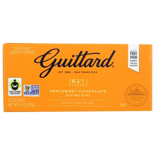 Choc 64% Semiswt 6 Oz(Case Of 12) By Guittard