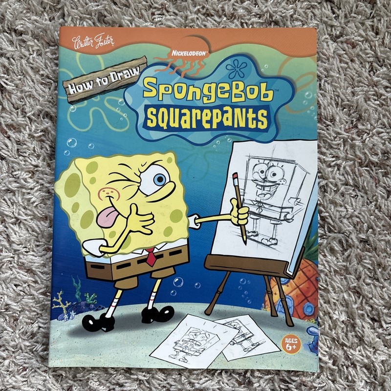 Nickelodeon How to Draw SpongeBob SquarePants Paperback Book 2002