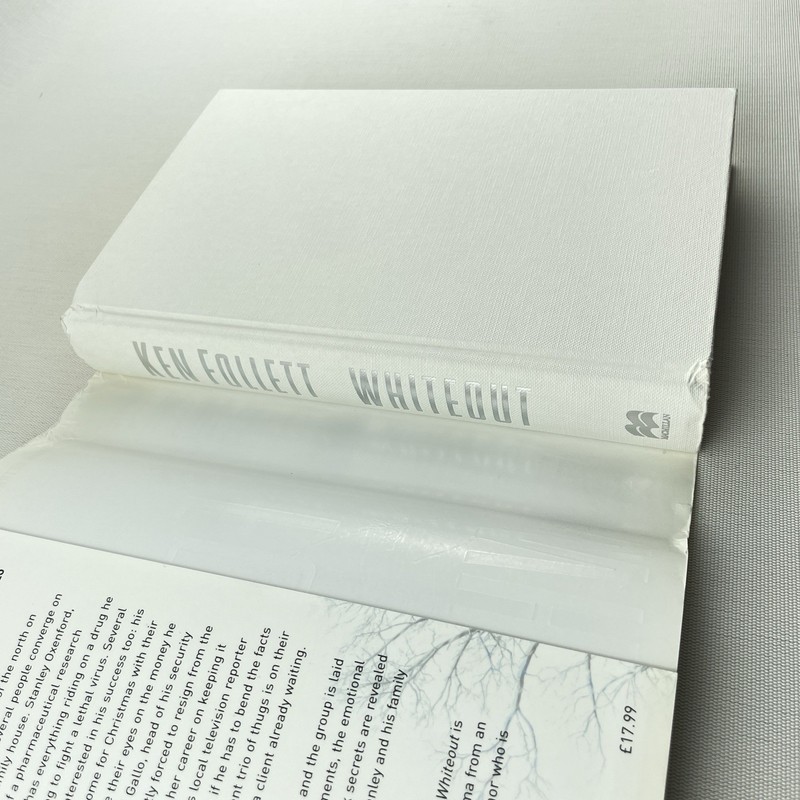 Whiteout Ken Follett Book Hardback Mystery Suspense Thriller Fiction 0333908419 gallery