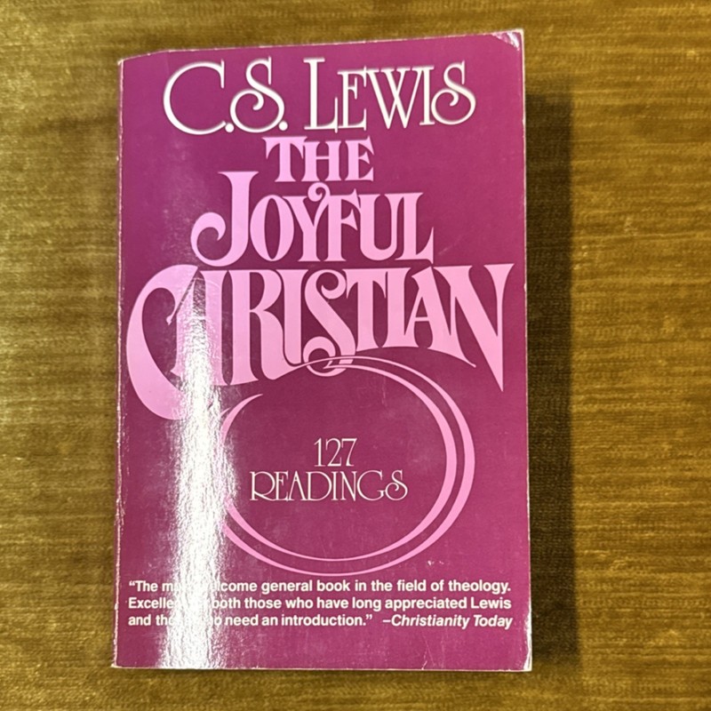 C. S. Lewis The Joyful Christian Paperback Macmillan 1977 Religion Christianity gallery